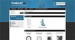 Desktop Screenshot of prodexaz.cz