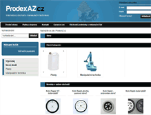 Tablet Screenshot of prodexaz.cz